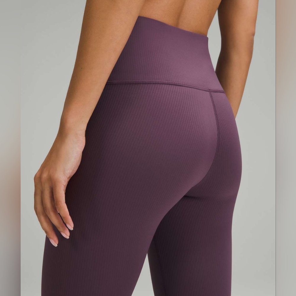 Lululemon Wunder Train Ribbed Leggings